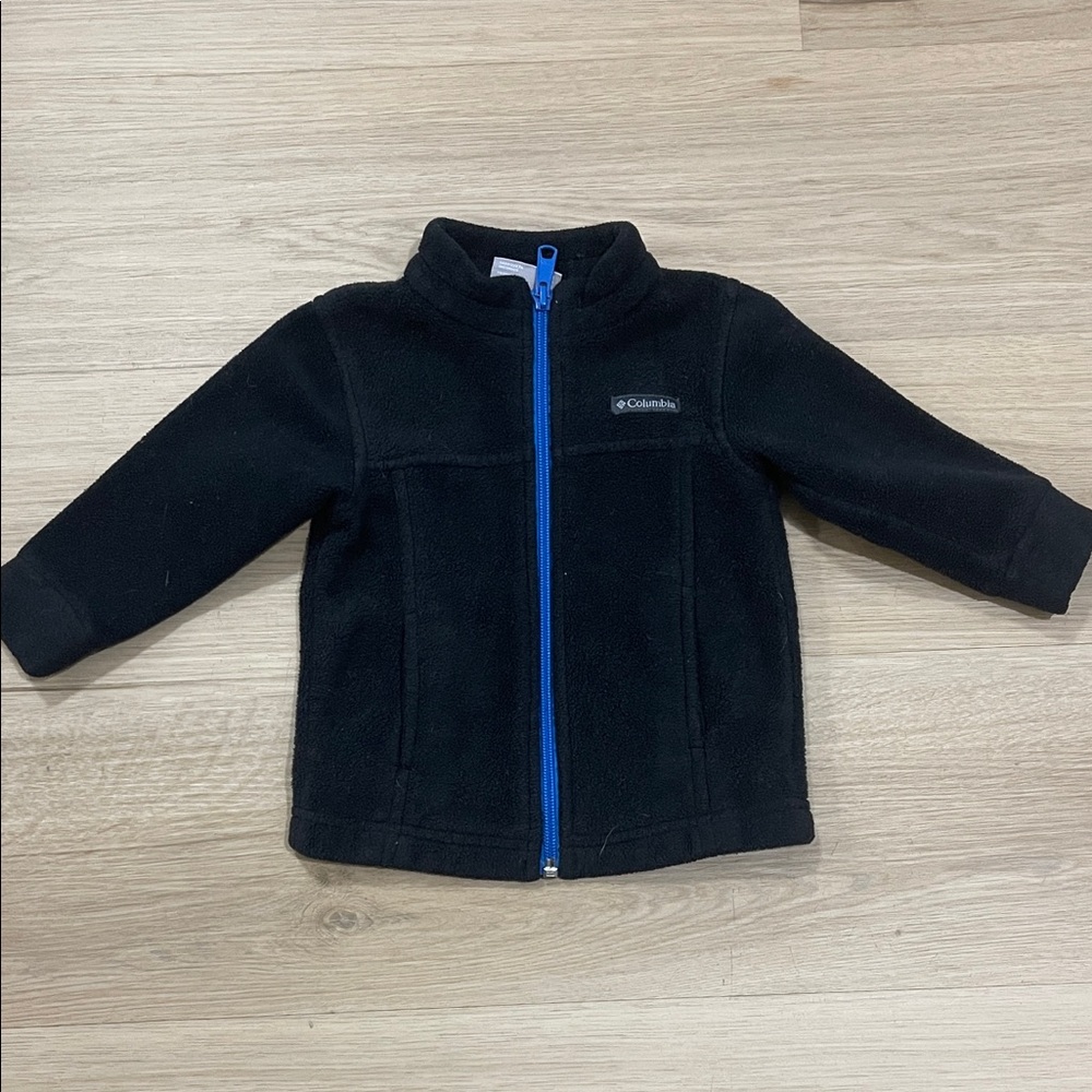 Columbia Black Fleece with Blue Accents